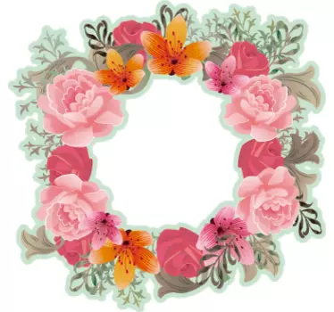 Adesivo Macbook Fiori - TenStickers