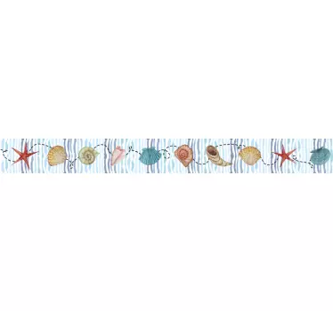 Adesivo murale mare conchiglie - TenStickers