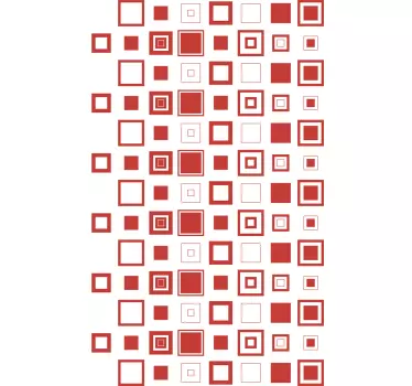 Adesivi per box doccia stile geometrico - TenStickers
