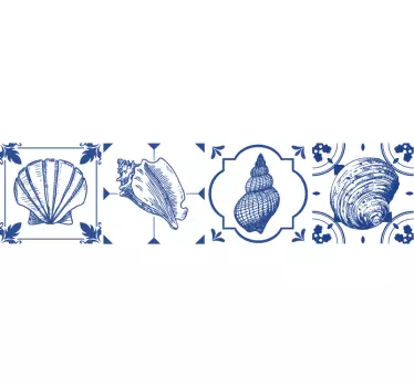 Adesivo bagno tema mare - TenStickers