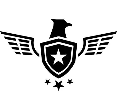 Adesivo per auto stella dell'esercito - TenStickers