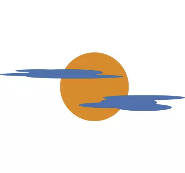Adesivo camper design sole - TenStickers