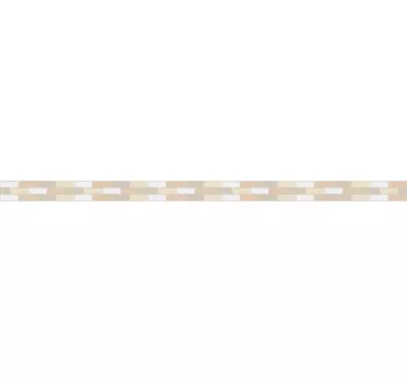 Adesivo bagno piastrella da bagno beige - TenStickers