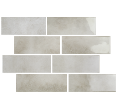 Adesivo per piastrelle bianco marmo - TenStickers