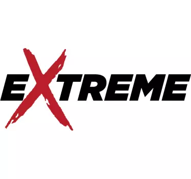 Adesivo per veicolo con la scritta Extreme - TenStickers
