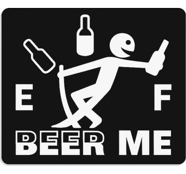 Adesivo per auto birra per favore - TenStickers