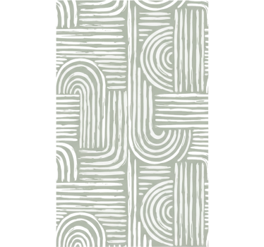 Carta adesiva per mobili motivo geometrico verde salvia - TenStickers