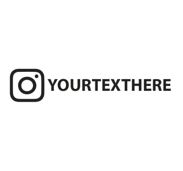Adesivo per auto nome utente instagram - TenStickers