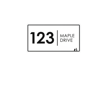 Adesivo murale rugby indirizzo moderno minimalista - TenStickers