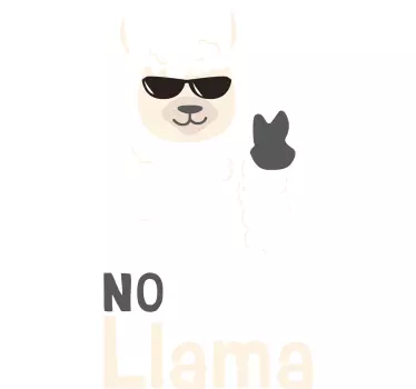 adesivo per auto no drama - TenStickers