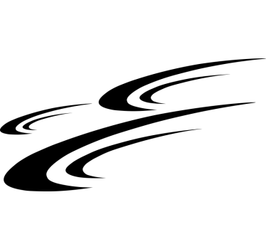 Adesivo per roulotte velocità aerodinamica - TenStickers