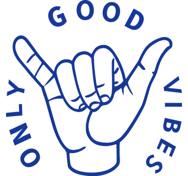 Adesivo per roulotte solo buone vibrazioni - TenStickers