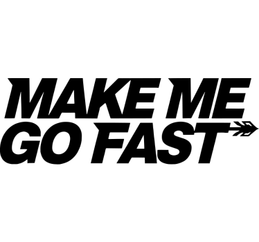 Adesivo per auto fammi andare veloce - TenStickers