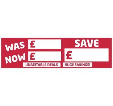 Adesivo per auto cartelli vendita auto rossa - TenStickers
