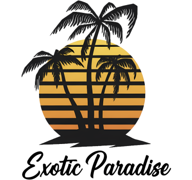 Adesivo per camper tramonto paradisiaco esotico - TenStickers
