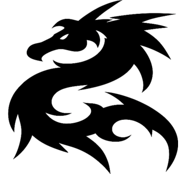 Adesivo per auto design fantasy drago mitico - TenStickers