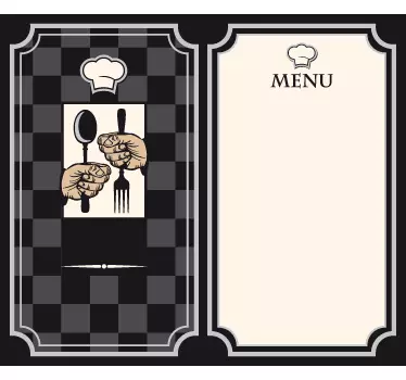 Sticker decorativo menù ristorante - TenStickers