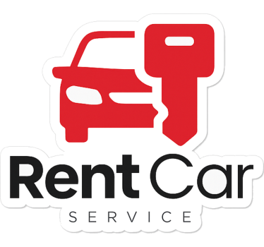 Adesivo personalizzabile logo auto a noleggio - TenStickers