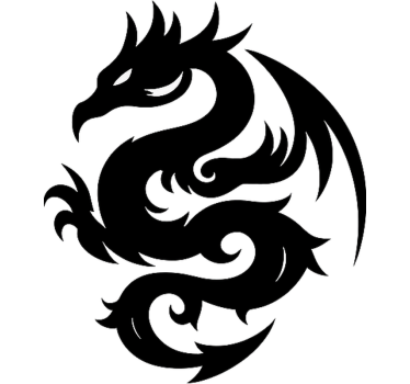 Adesivo per auto esterno drago - TenStickers