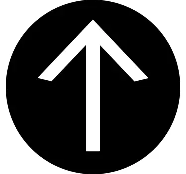 Adesivo con freccia segnaletica - TenStickers