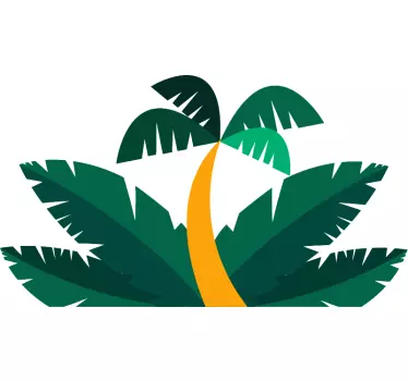 Adesivo per interruttore con palma - TenStickers