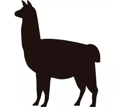 Adesivo samsung contorno di llama - TenStickers