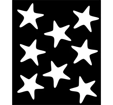 Pellicola adesiva box doccia stelle marine - TenStickers