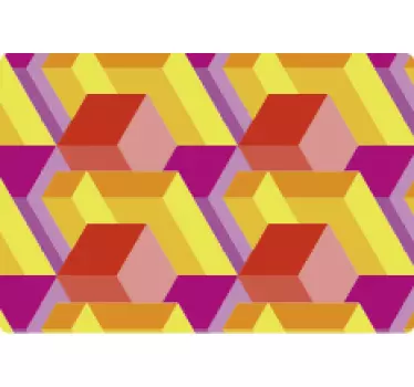 Adesivo per pc touchpad motivo geometrico colorato - TenStickers