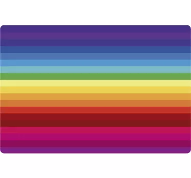 Adesivo touchpad colori arcobaleno - TenStickers