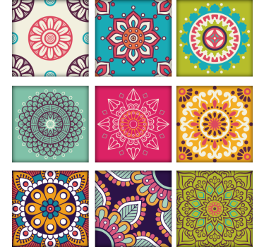 Adesivo murale ornamenti marocchini - TenStickers