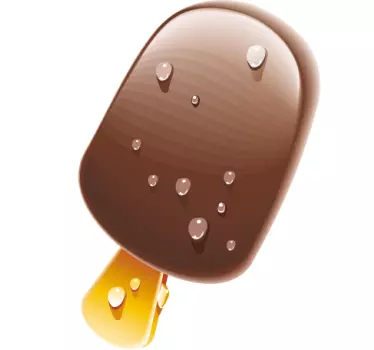 Adesivo decorativo gelato con cioccolato - TenStickers