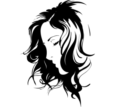 Sticker decorativo viso - TenStickers