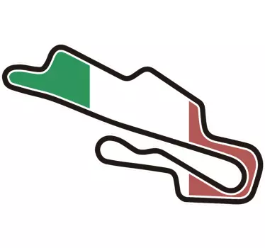 Adesivo per auto Circuito Mugello - TenStickers