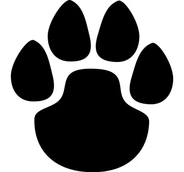 Adesivo auto impronte cane - TenStickers
