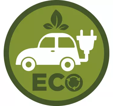 Adesivo per auto veicolo ecologico - TenStickers
