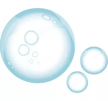 Sticker decorativo bolle di sapone - TenStickers