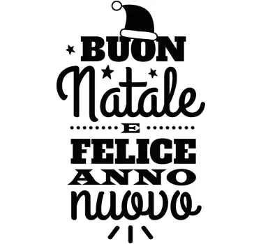 Adesivo di auguri di buone feste - TenStickers