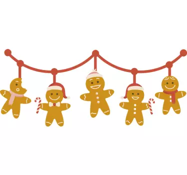 Adesivo Natale biscotti natale - TenStickers