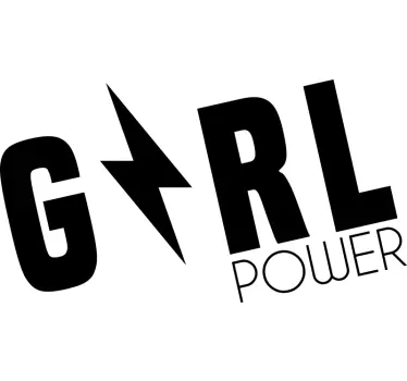Adesivo murale frase Girl Power - TenStickers