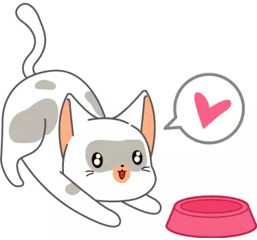 Adesivo auto gattino - TenStickers
