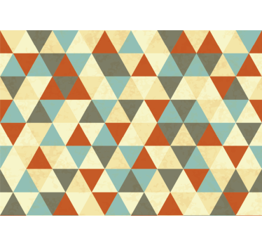 Adesivo per pc con triangoli colorati - TenStickers