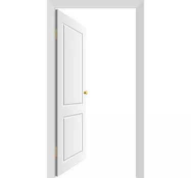 Adesivo 3D illusione porta - TenStickers
