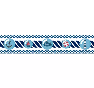 Adesivo da bordo per bambini marinaio - TenStickers
