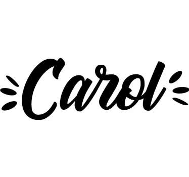 Carta adesiva per mobili nome personalizzato - TenStickers