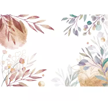 Carta adesiva per mobile floreale vintage - TenStickers