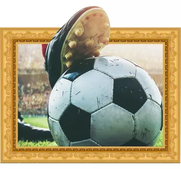 Adesivo cornice calcio 3d - TenStickers