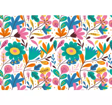 stickeroriginale dei mobili di fiore della molla - TenStickers