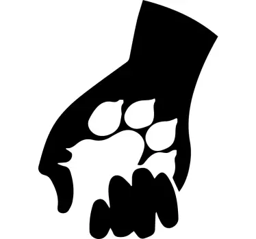 Adesivo per pc  di cane amante del cane - TenStickers