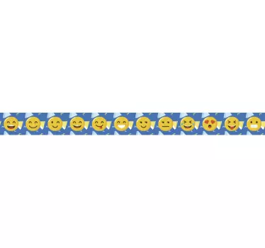 Adesivo con bordo emoji - TenStickers