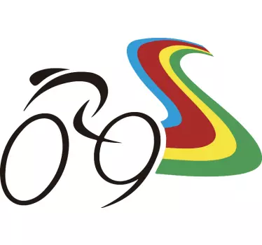 stickerciclismo campione del mondo - TenStickers